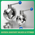 DIN Hygienic Butterfly Valves Weld end